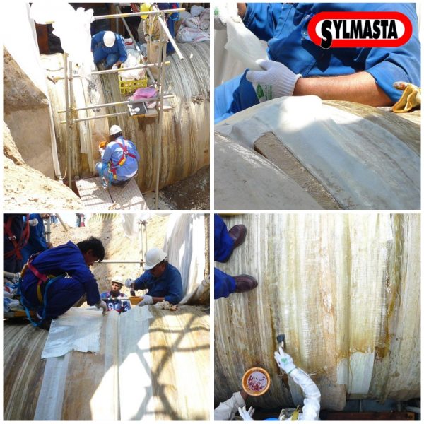 SA FRP Discharge Line Before After 800x800 Sylmasta